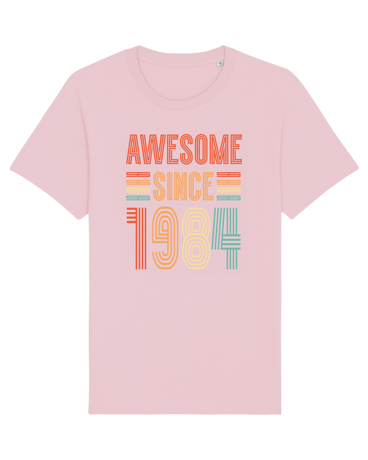 Tricou mânecă scurtă Unisex Rocker Cotton Pink