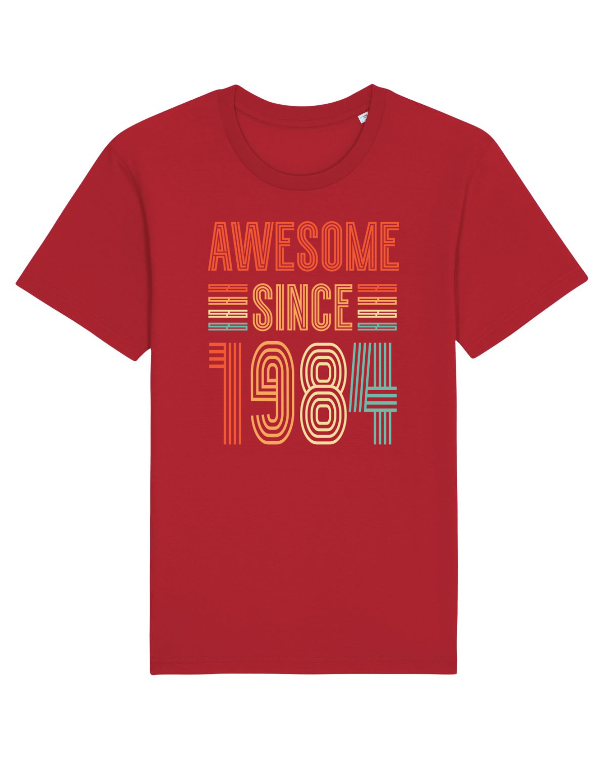 Tricou mânecă scurtă Unisex Rocker Red