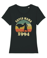Super mama - best of 1994 - Cadou aniversar 1994 Tricou mânecă scurtă guler larg fitted Damă Expresser