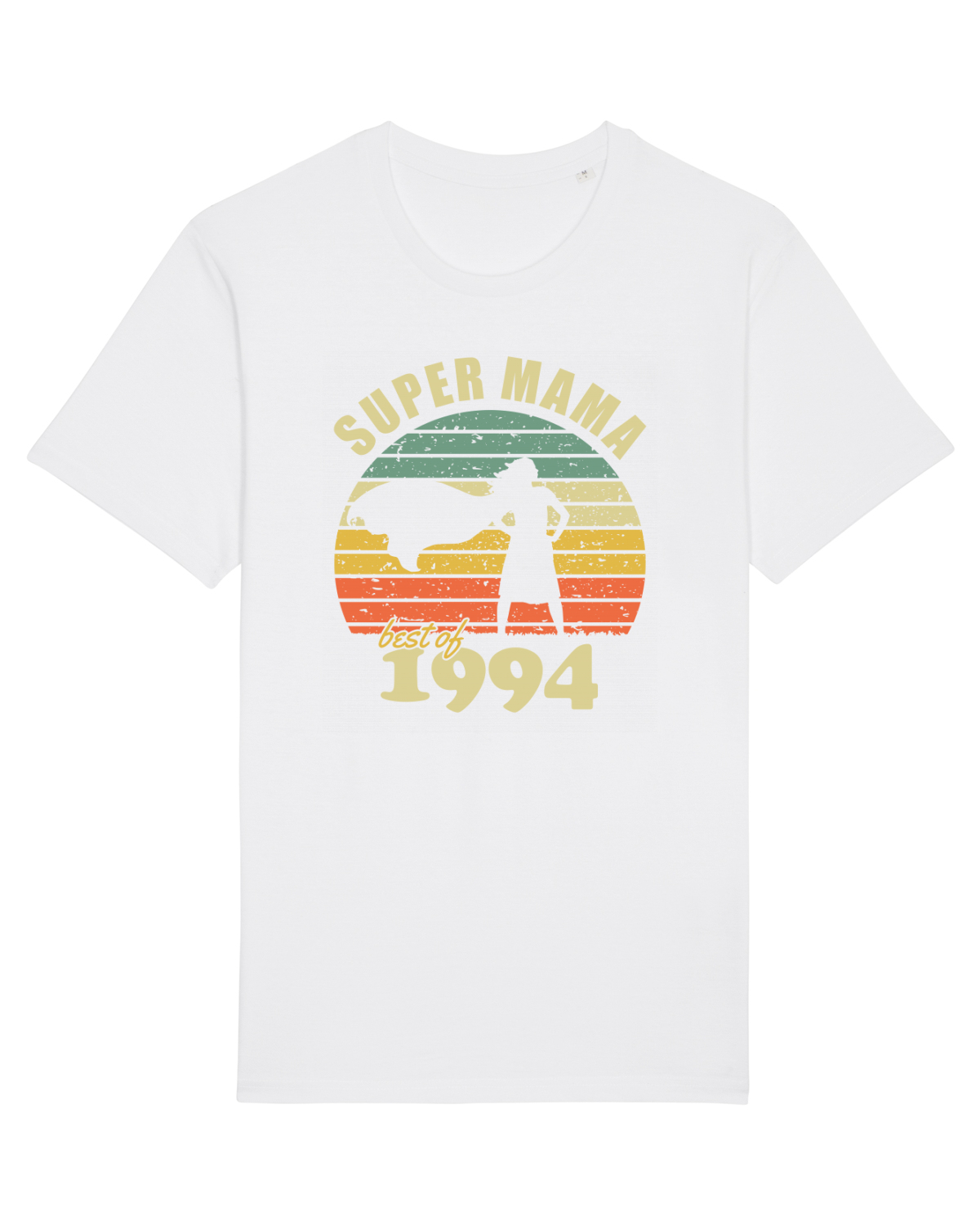 Tricou mânecă scurtă Unisex Rocker White