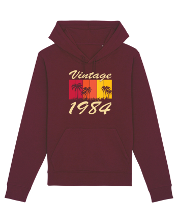 Vintage 1984 - sunny palmtrees - Cadou aniversar 1984 Burgundy
