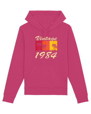 Vintage 1984 - sunny palmtrees - Cadou aniversar 1984 Raspberry
