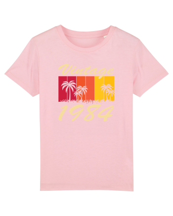 Vintage 1984 - sunny palmtrees - Cadou aniversar 1984 Cotton Pink