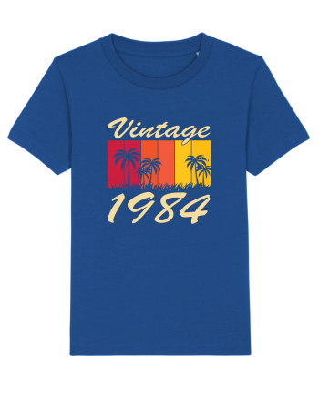 Vintage 1984 - sunny palmtrees - Cadou aniversar 1984 Majorelle Blue