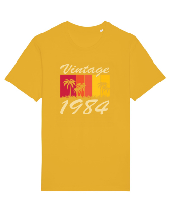 Vintage 1984 - sunny palmtrees - Cadou aniversar 1984 Spectra Yellow
