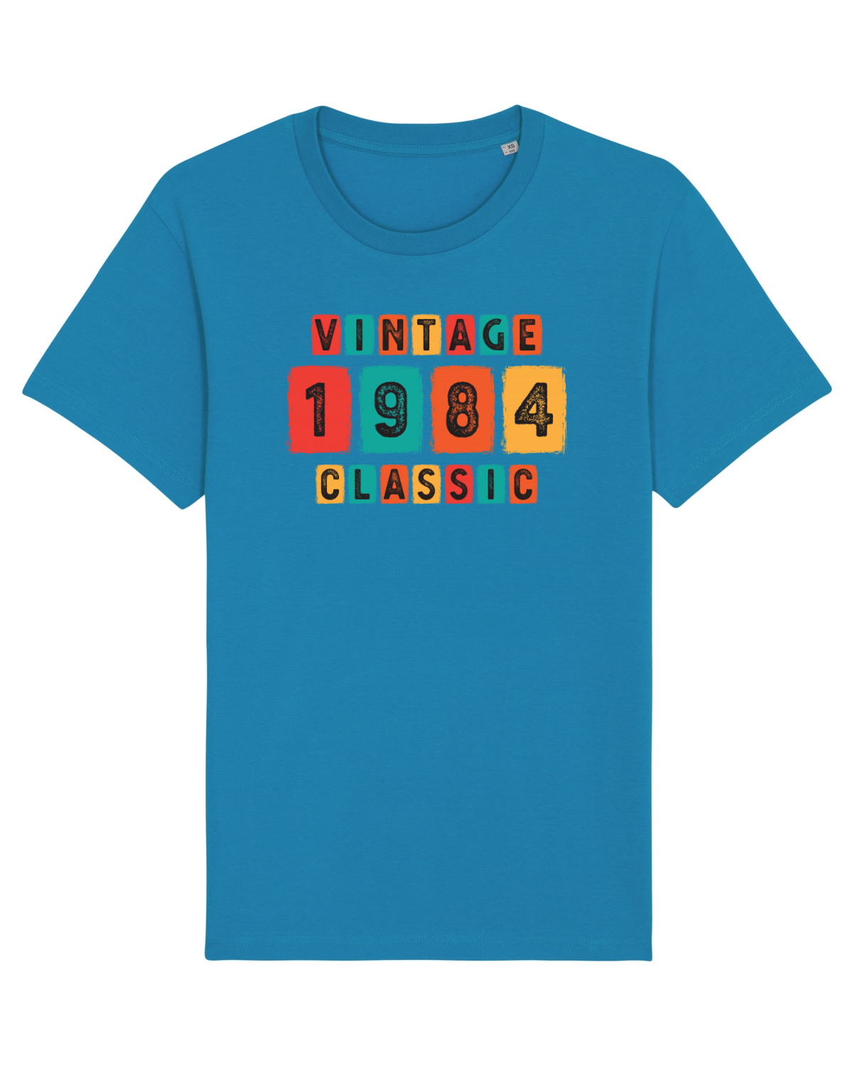 Tricou mânecă scurtă Unisex Rocker Azur