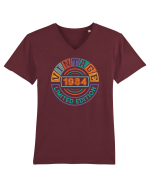 Vintage 1984 limited edition Vegas - Cadou aniversar 1984 Tricou mânecă scurtă guler V Bărbat Presenter