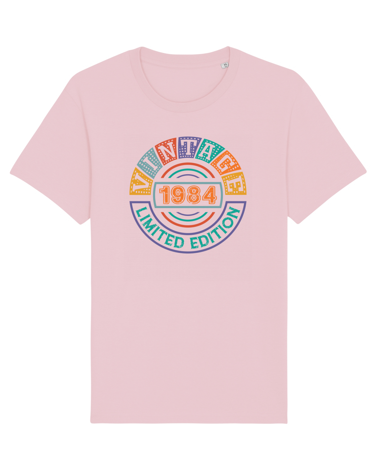 Tricou mânecă scurtă Unisex Rocker Cotton Pink