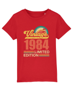Vintage 1984 limited edition - Cadou aniversar 1984 Tricou mânecă scurtă  Copii Mini Creator