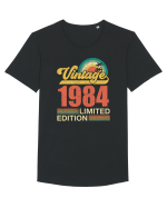 Vintage 1984 limited edition - Cadou aniversar 1984 Tricou mânecă scurtă guler larg Bărbat Skater