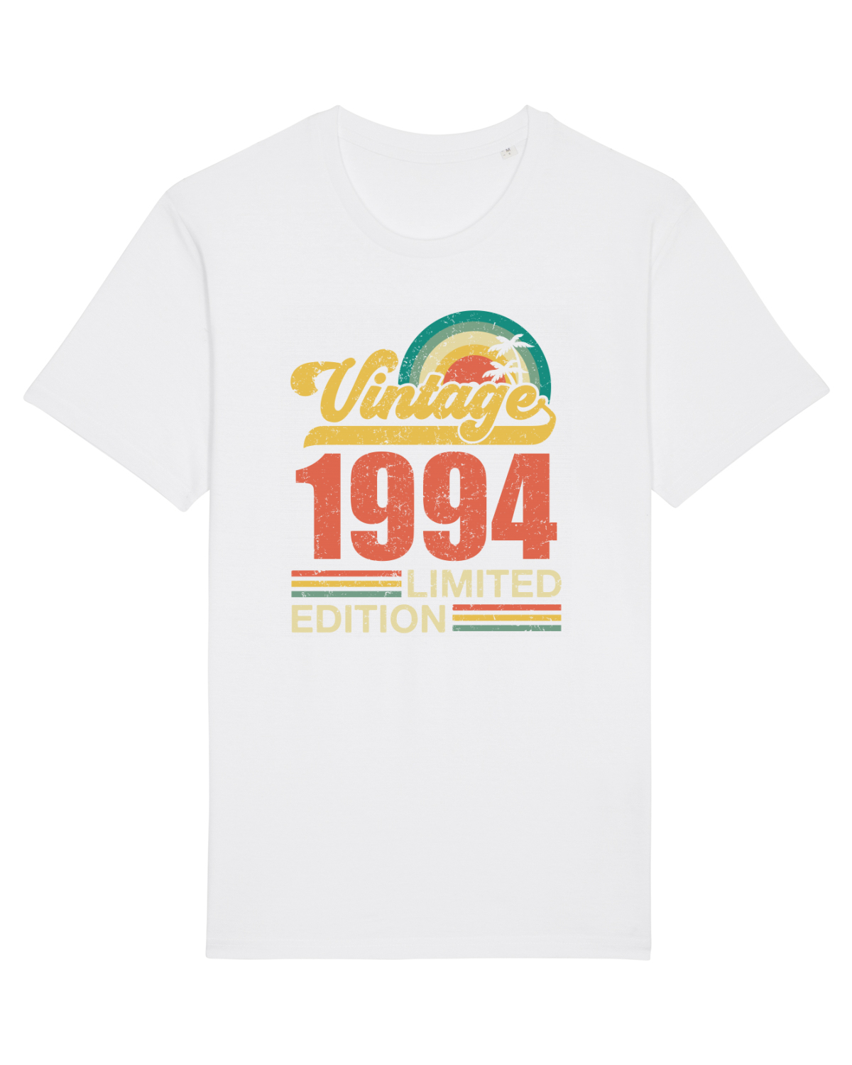 Tricou mânecă scurtă Unisex Rocker White