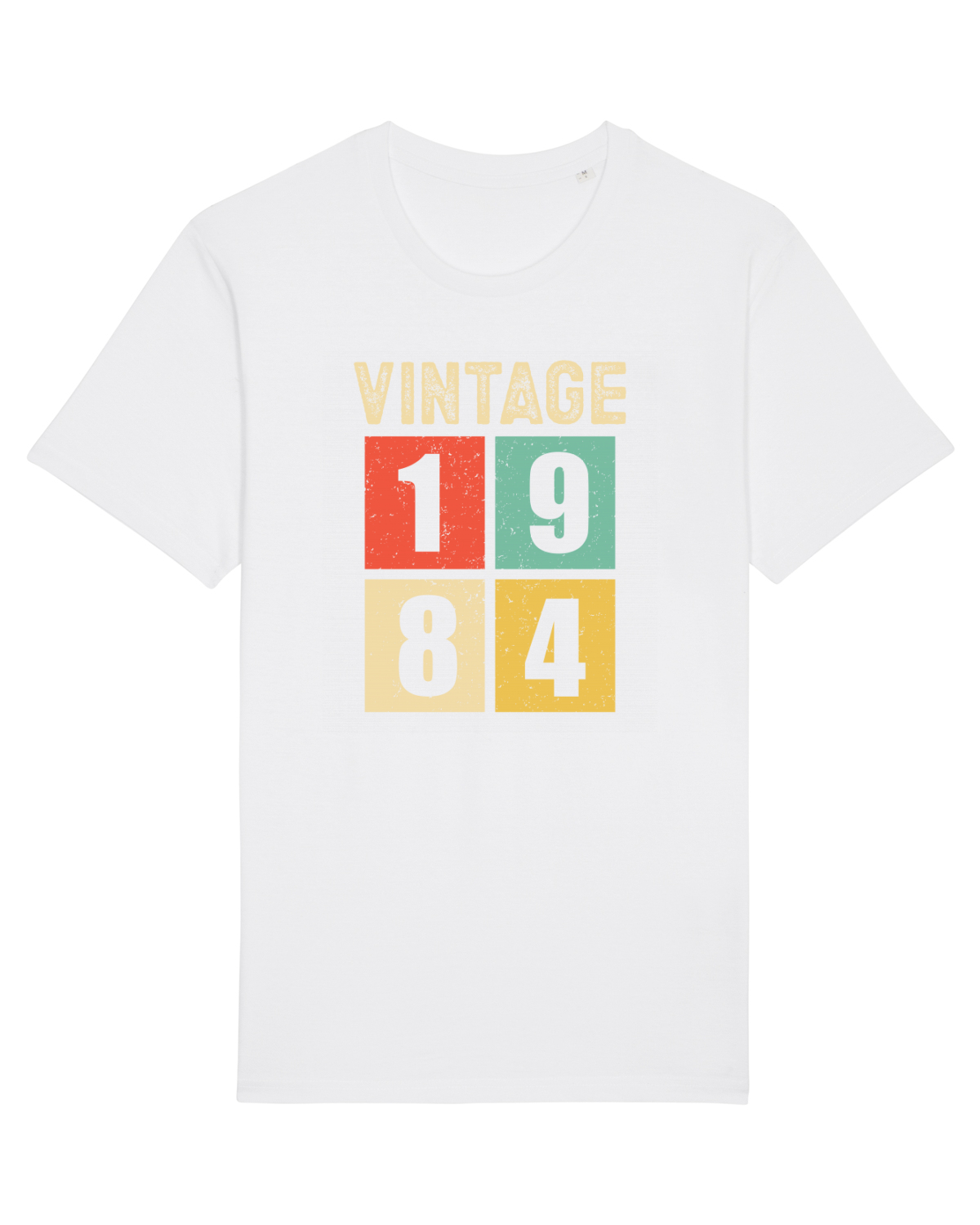 Tricou mânecă scurtă Unisex Rocker White