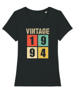 Vintage 1994 square - Cadou aniversar 1994 Tricou mânecă scurtă guler larg fitted Damă Expresser