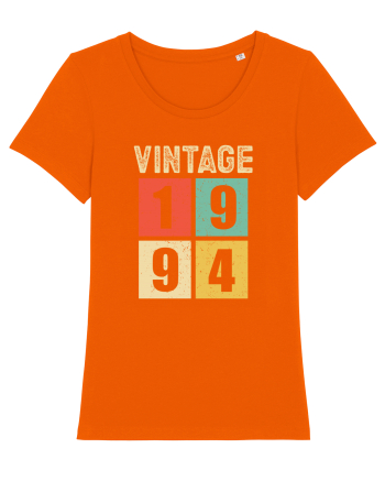 Vintage 1994 square - Cadou aniversar 1994 Bright Orange