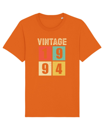 Vintage 1994 square - Cadou aniversar 1994 Bright Orange