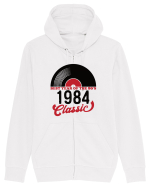 1984 - Best year of the 80s - Cadou aniversar 1984 Hanorac cu fermoar Unisex Connector