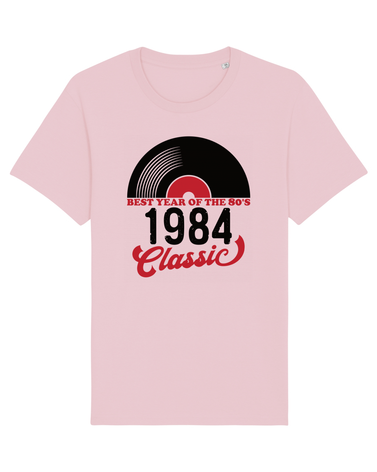 Tricou mânecă scurtă Unisex Rocker Cotton Pink