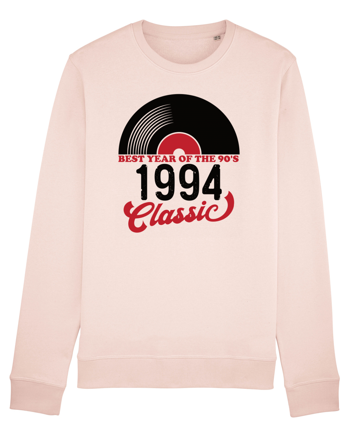 Bluză mânecă lungă Unisex Rise Candy Pink