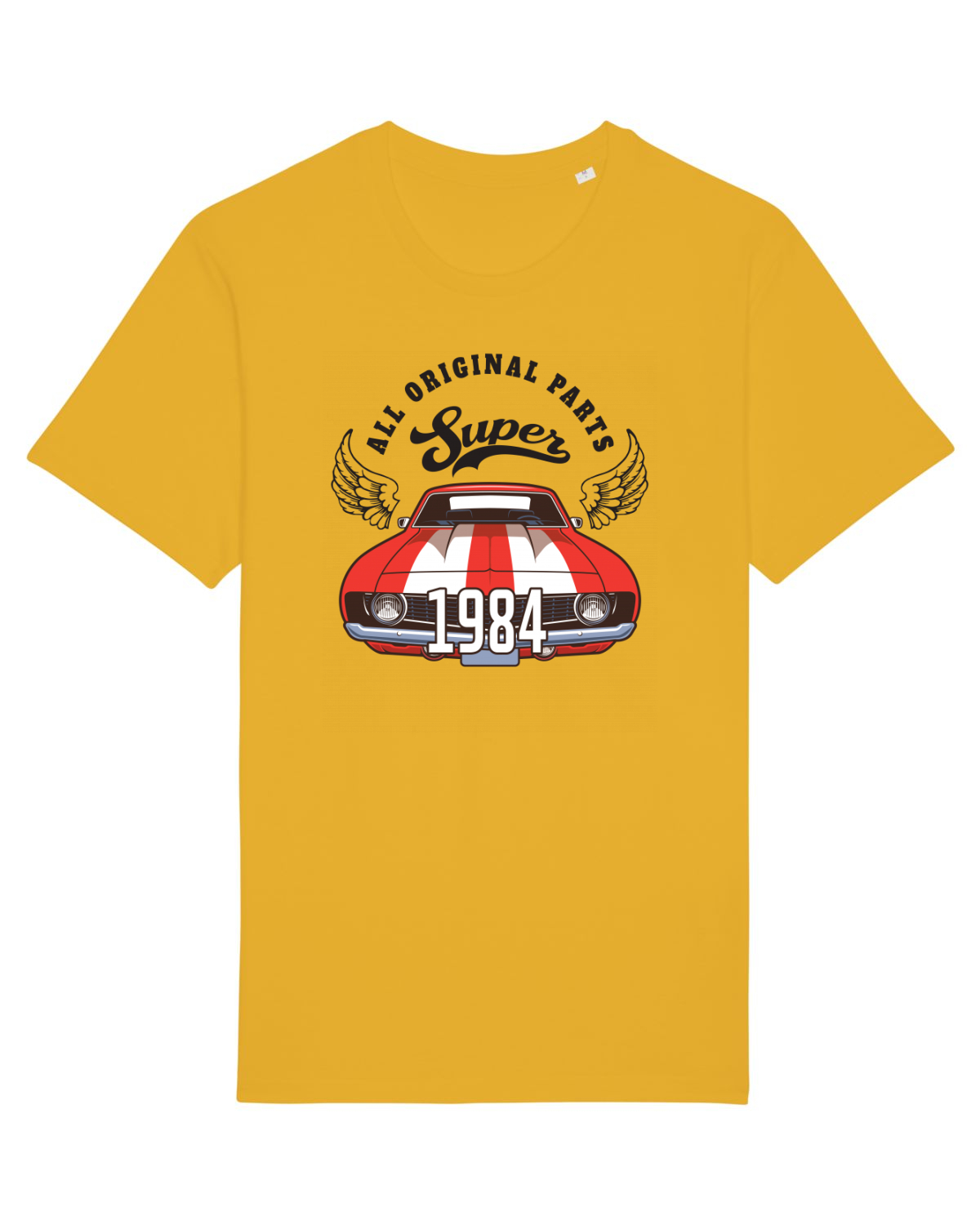 Tricou mânecă scurtă Unisex Rocker Spectra Yellow
