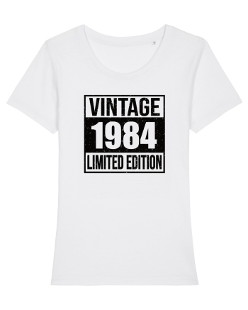 Vintage 1984 limited edition B&W - Cadou aniversar 1984 White
