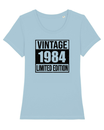 Vintage 1984 limited edition B&W - Cadou aniversar 1984 Sky Blue