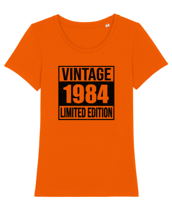 Vintage 1984 limited edition B&W - Cadou aniversar 1984 Bright Orange