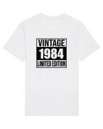 Vintage 1984 limited edition B&W - Cadou aniversar 1984 Tricou mânecă scurtă Unisex Rocker