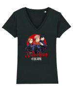 Jujutsu   Tricou mânecă scurtă guler V Damă Evoker