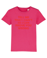 Tell me. Tricou mânecă scurtă  Copii Mini Creator