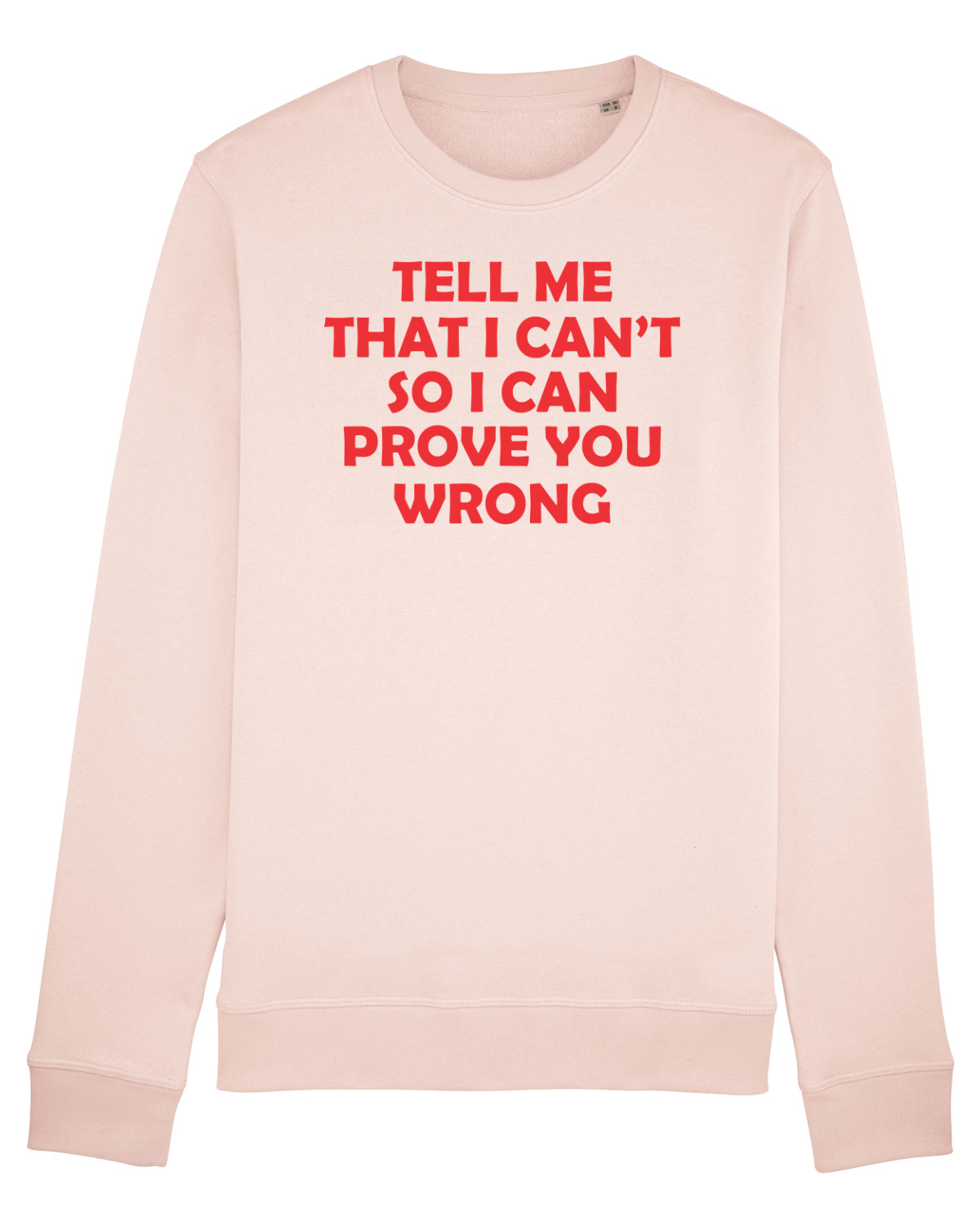 Bluză mânecă lungă Unisex Rise Candy Pink