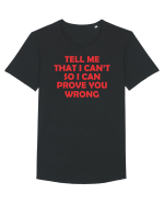 Tell me. Tricou mânecă scurtă guler larg Bărbat Skater