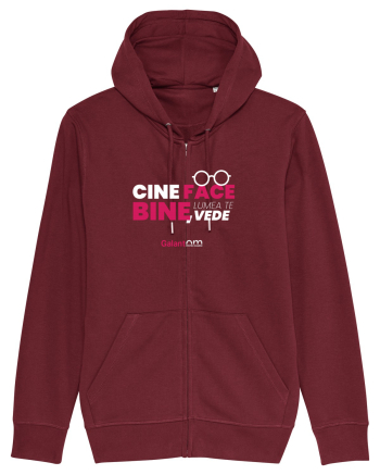 Cine face bine, lumea te vede Burgundy