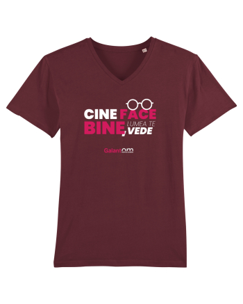 Cine face bine, lumea te vede Burgundy