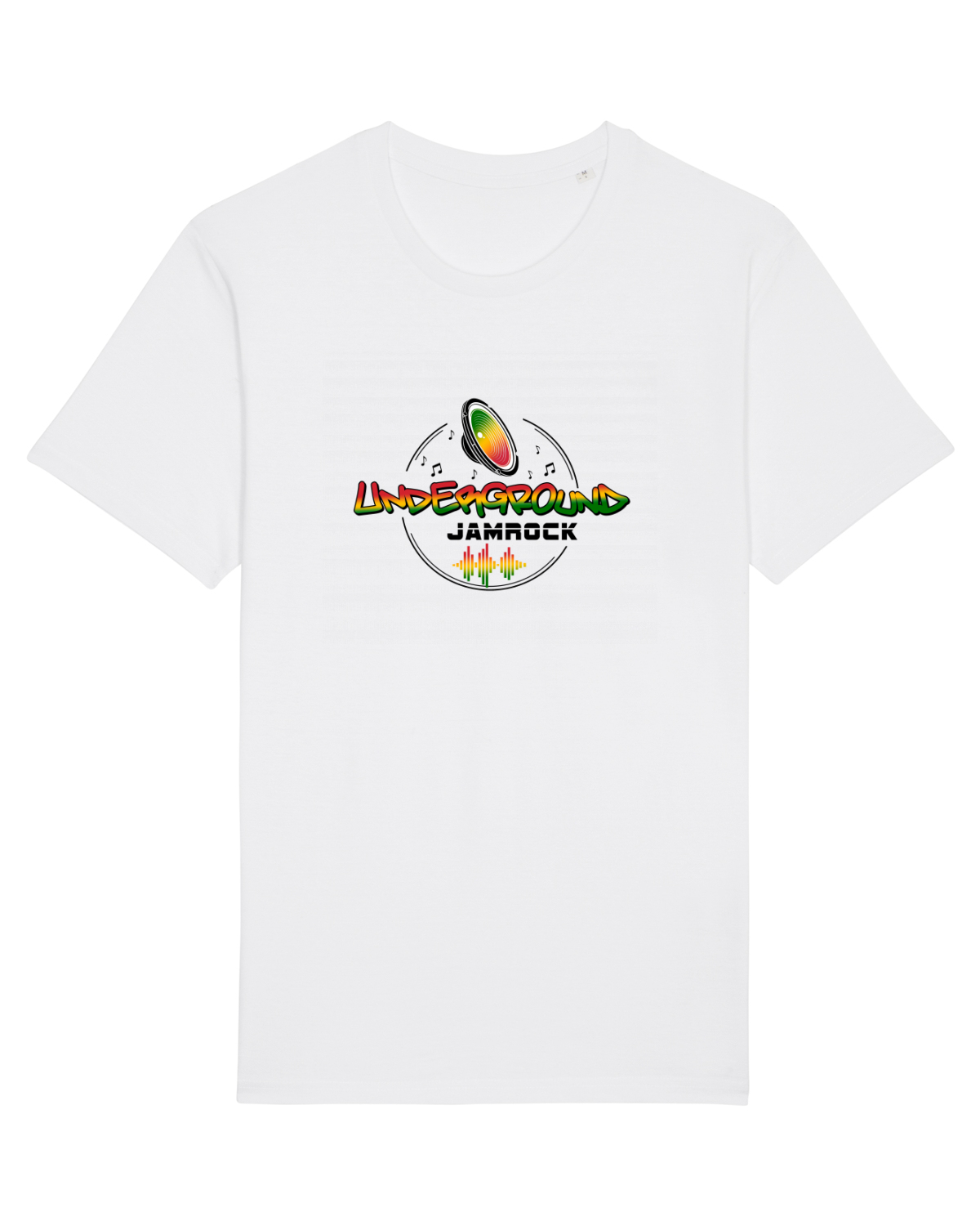 Tricou mânecă scurtă Unisex Rocker White
