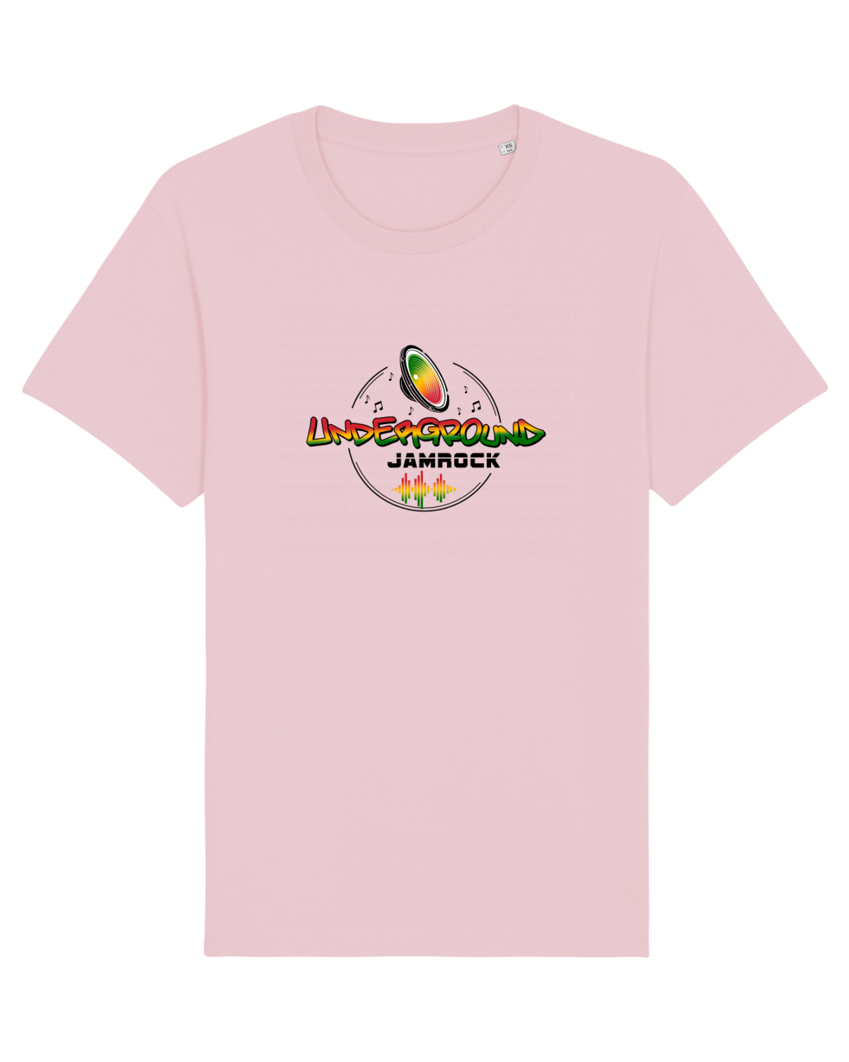 Tricou mânecă scurtă Unisex Rocker Cotton Pink
