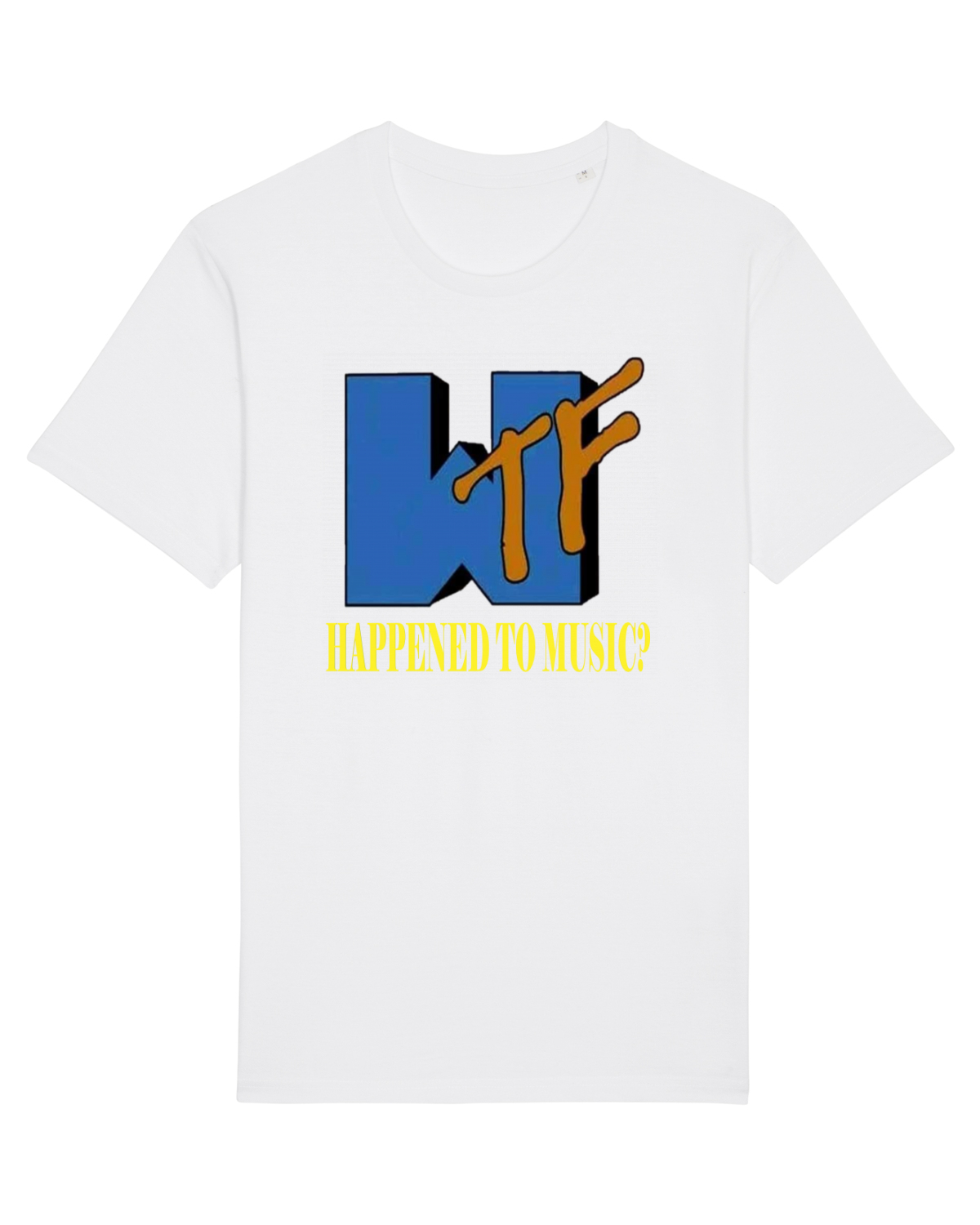 Tricou mânecă scurtă Unisex Rocker White
