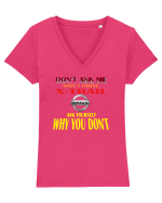 Nissan Lover v2 Tricou mânecă scurtă guler V Damă Evoker