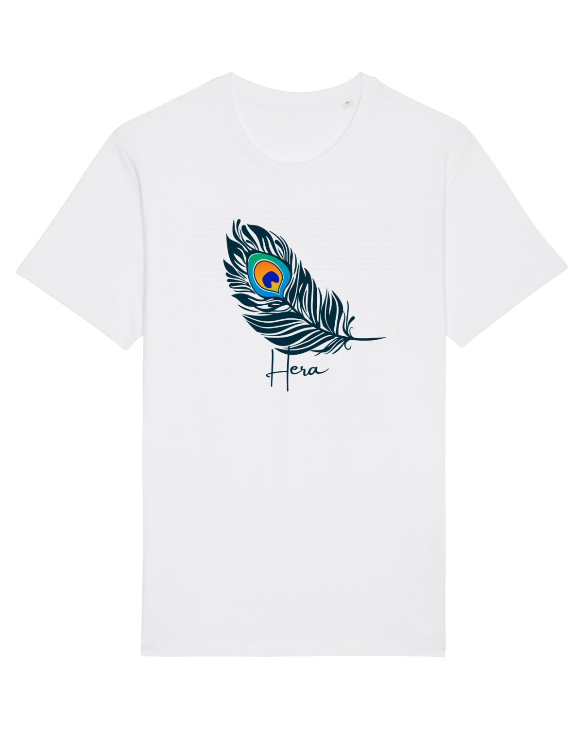 Tricou mânecă scurtă Unisex Rocker White