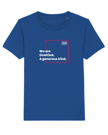 We are OneKind. A generous kind, Majorelle Blue