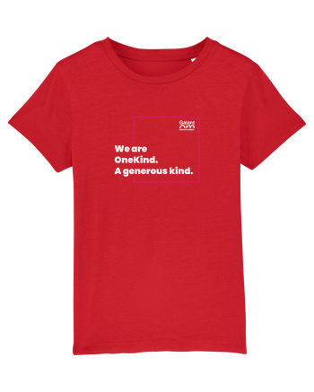 We are OneKind. A generous kind, Red
