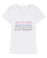 Perfect Tricou mânecă scurtă guler V Damă Evoker