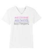Perfect Tricou mânecă scurtă guler V Bărbat Presenter