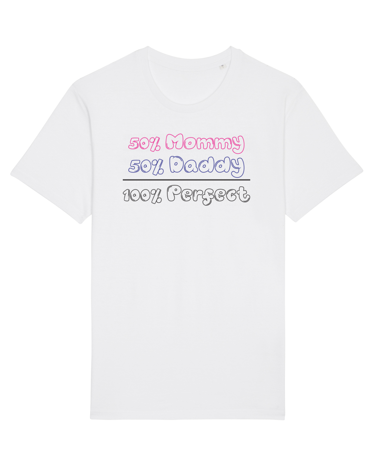 Tricou mânecă scurtă Unisex Rocker White