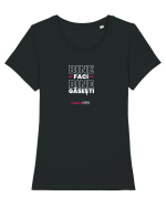 Bine faci Bine gasesti Tricou mânecă scurtă guler larg fitted Damă Expresser