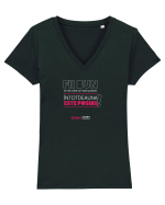 Fii bun de cate ori este posibil Tricou mânecă scurtă guler V Damă Evoker
