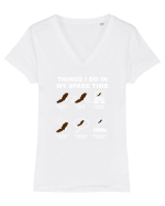 EAGLE Tricou mânecă scurtă guler V Damă Evoker