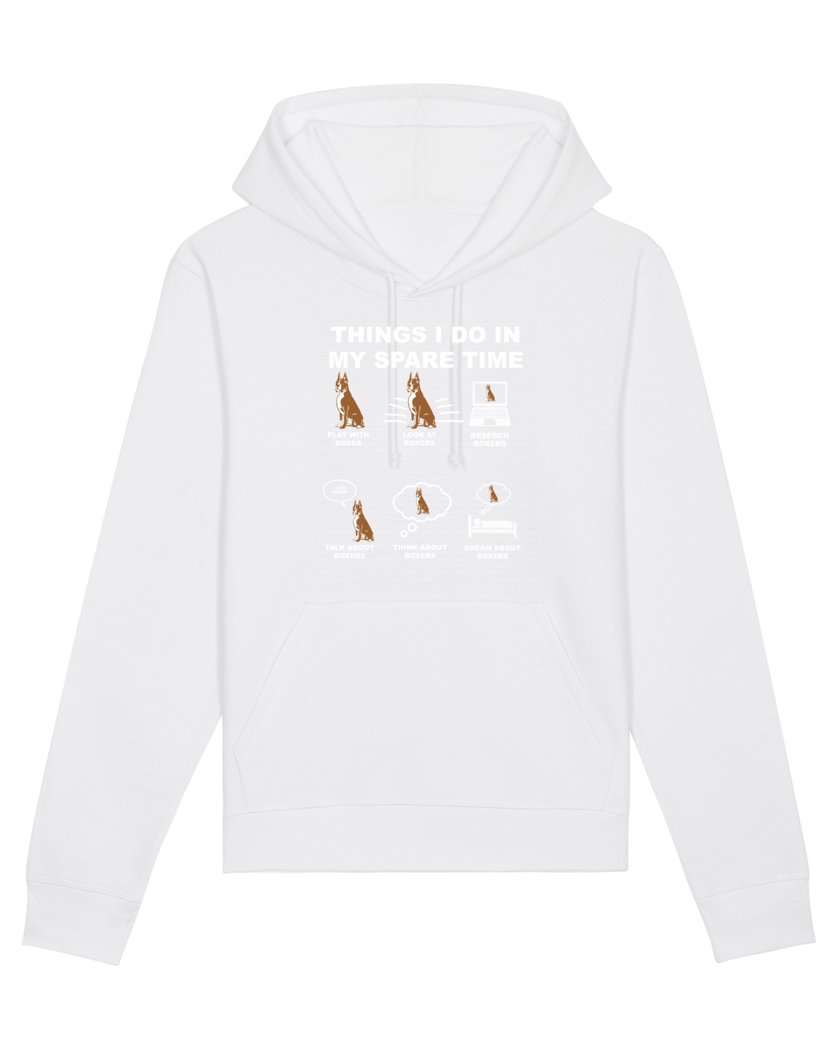 Hanorac Unisex Drummer White