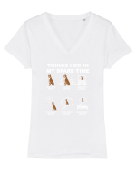 BOXER Tricou mânecă scurtă guler V Damă Evoker