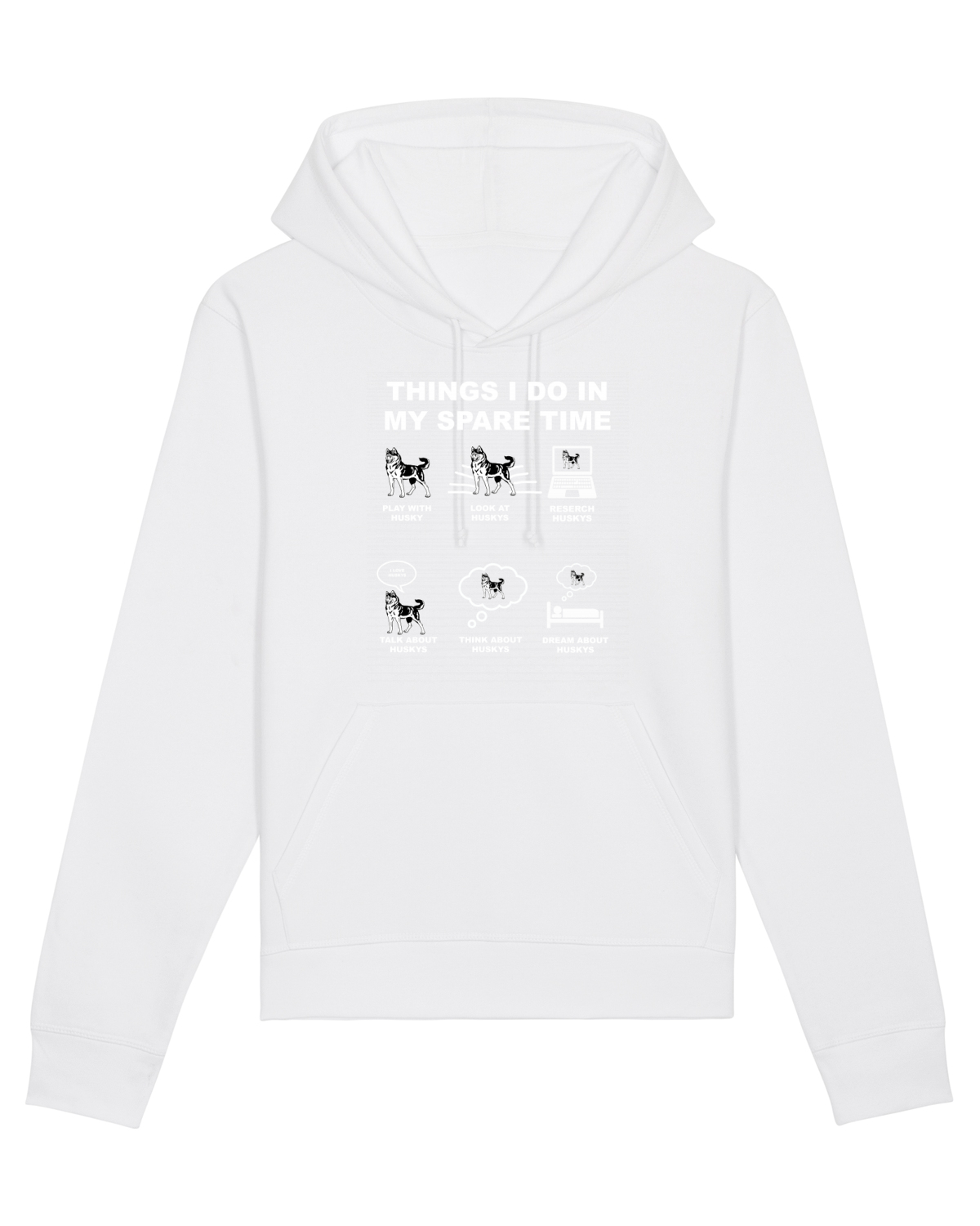 Hanorac Unisex Drummer White