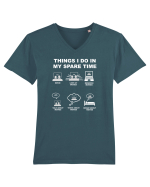MOVIES Tricou mânecă scurtă guler V Bărbat Presenter